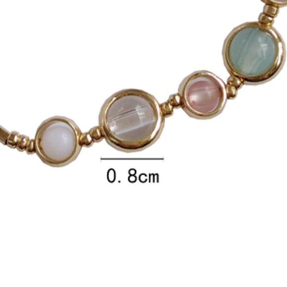 💕Last oneColor glass Elastic Bracelet - Picture 3 of 4